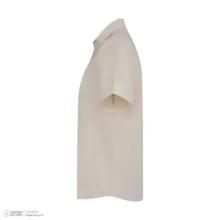 پیراهن آستین کوتاه یقه برگردان مردانه پاتن جامه مدل کتان کد MC8113