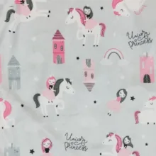 پتو نوزاد مادرکر مدل دختر و اسب سایز 80x80 سانتی متر