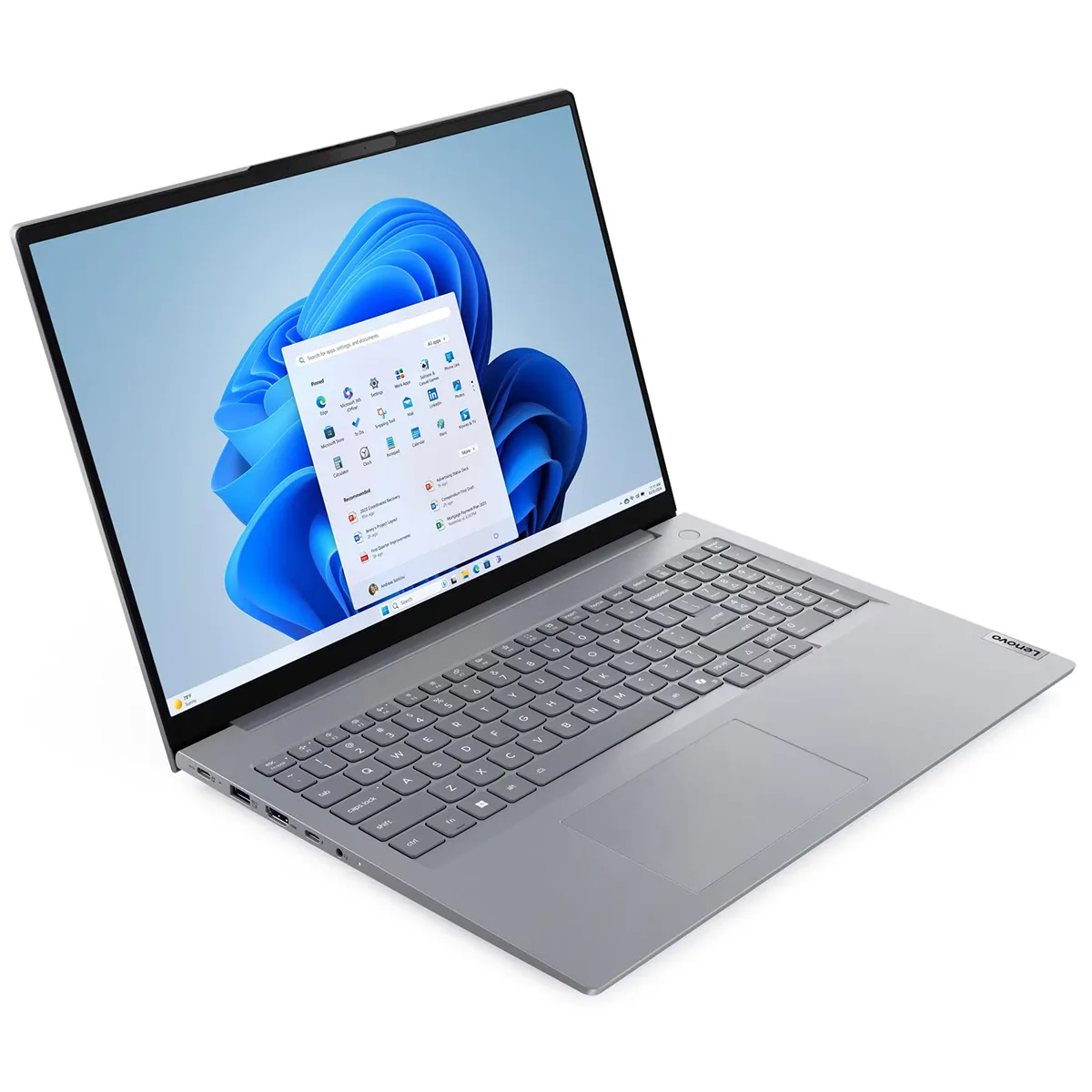 لپ تاپ 16 اینچی لنوو مدل ThinkBook 16 G8 IAL-Core Ultra 7 255H-16GB DDR5 5600MHz-1TB SSD-IPS 60Hz-Backlit-Fingerprint به همراه کیف - کاستوم شده