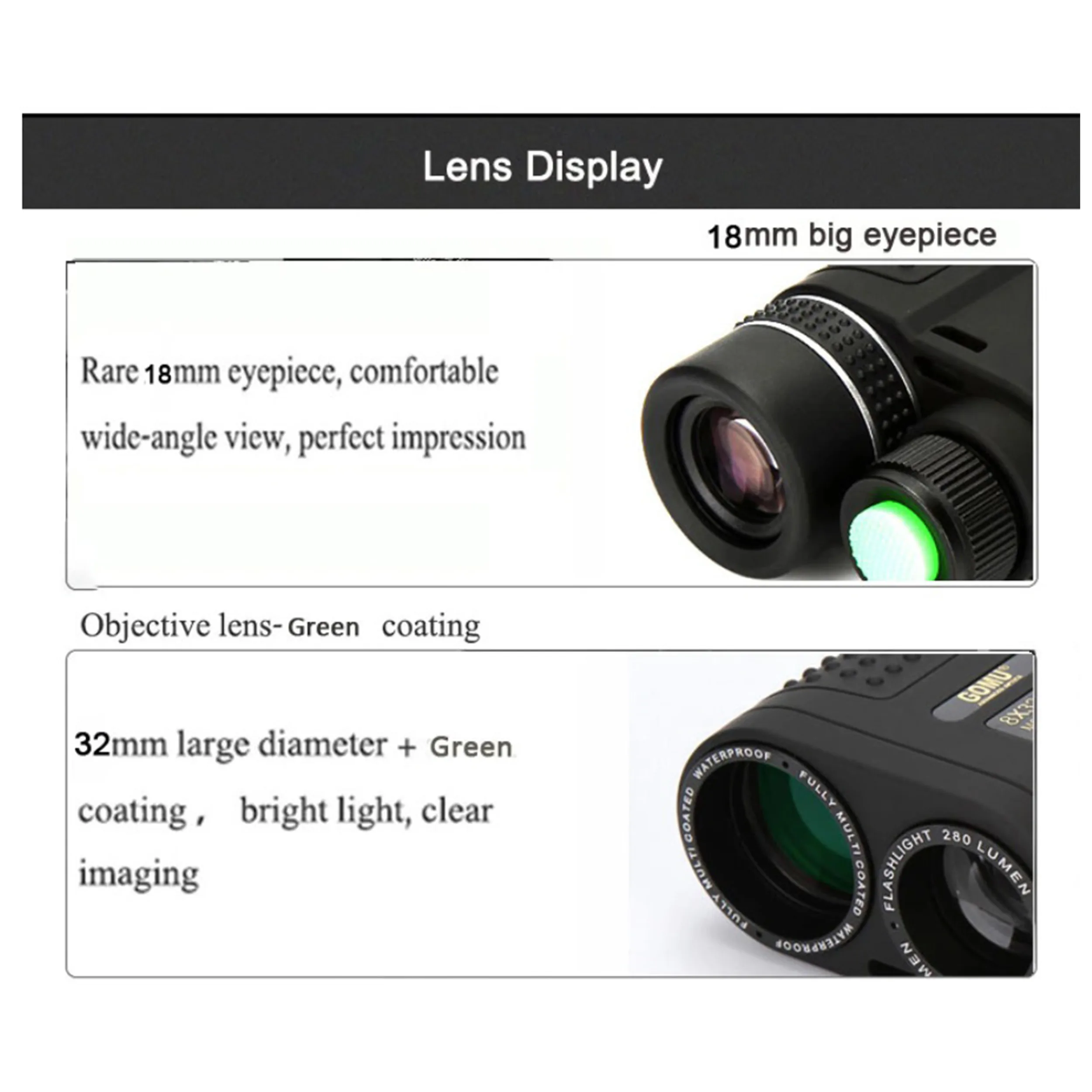 دوربین تک چشمی مدل 8X32