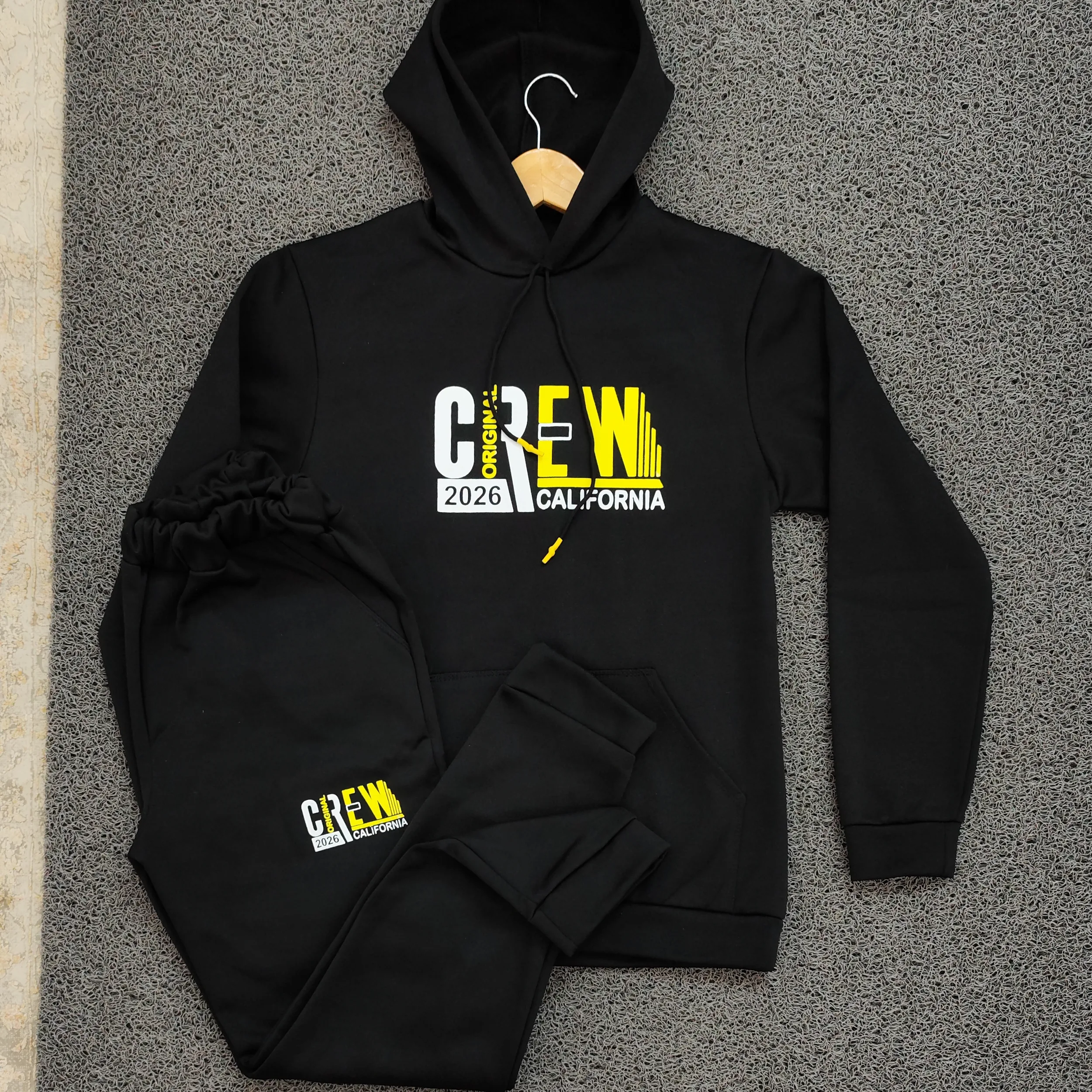 ست هودی و شلوار راحتی مردانه مدل NVHAKCREWB