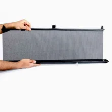 پرده آفتابگیر عقب خودرو طرح توری ریز مدل کرکره ای کد KRKRE-1M
