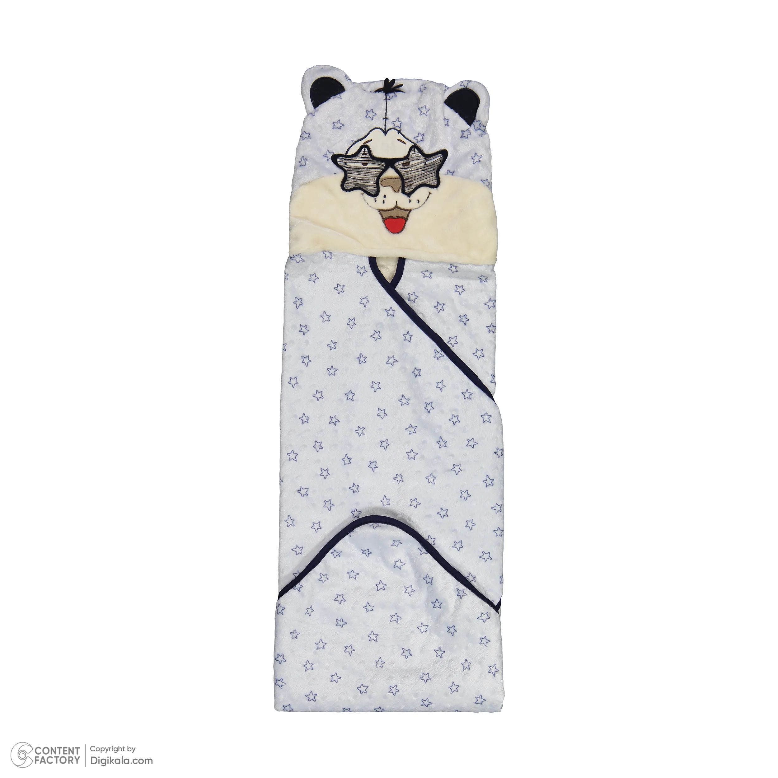 پتو نوزاد بی بی ایکس مدل گربه کد HD26 سایز 90x90 سانتی متر