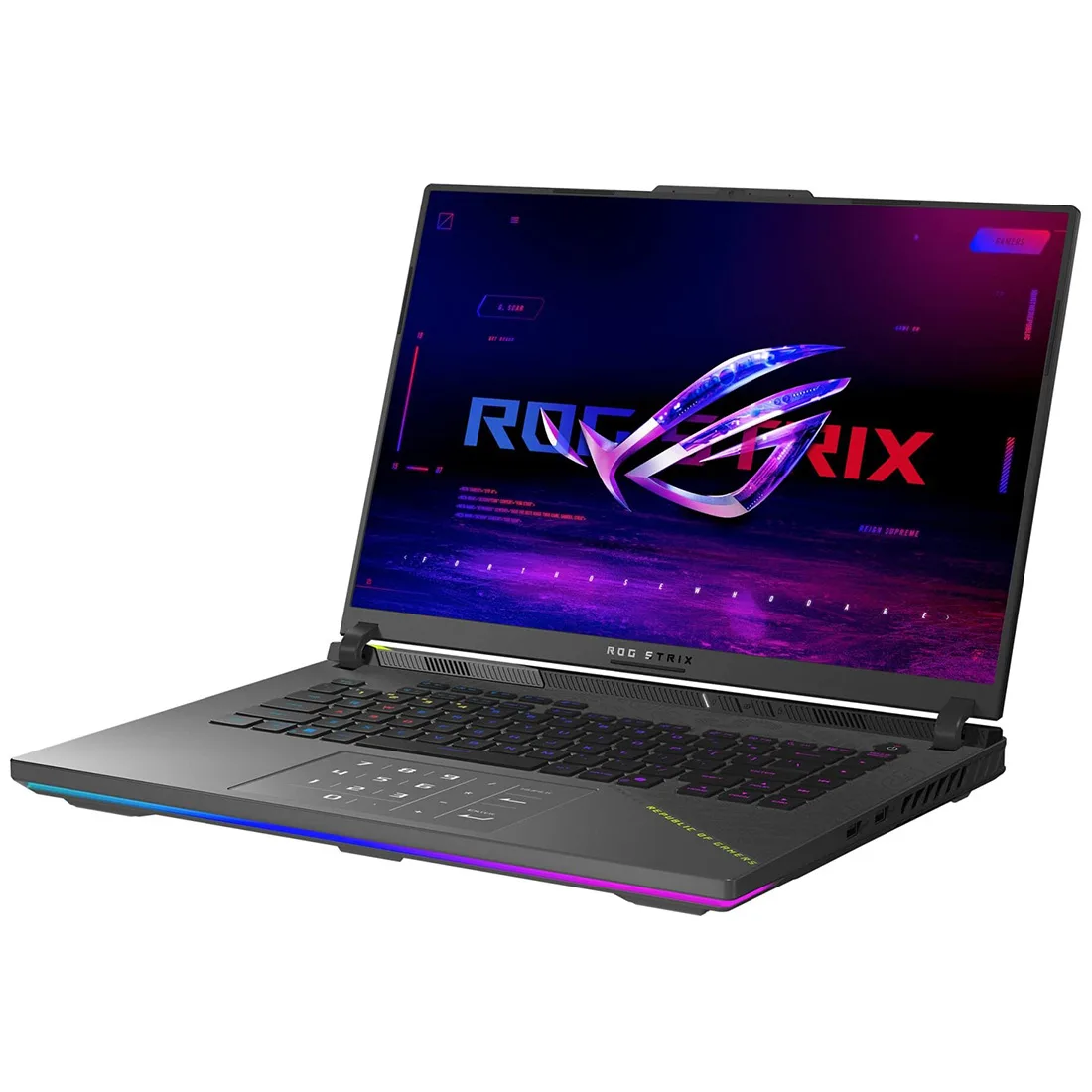 لپ تاپ 16 اینچی ایسوس مدل ROG Strix G16 (2025) G614FR-S5201-R9 9955HX3D-64GB DDR5 5600MHz-1TB SSD-RTX5070Ti 12GB-WQXGA 165Hz - کاستوم شده