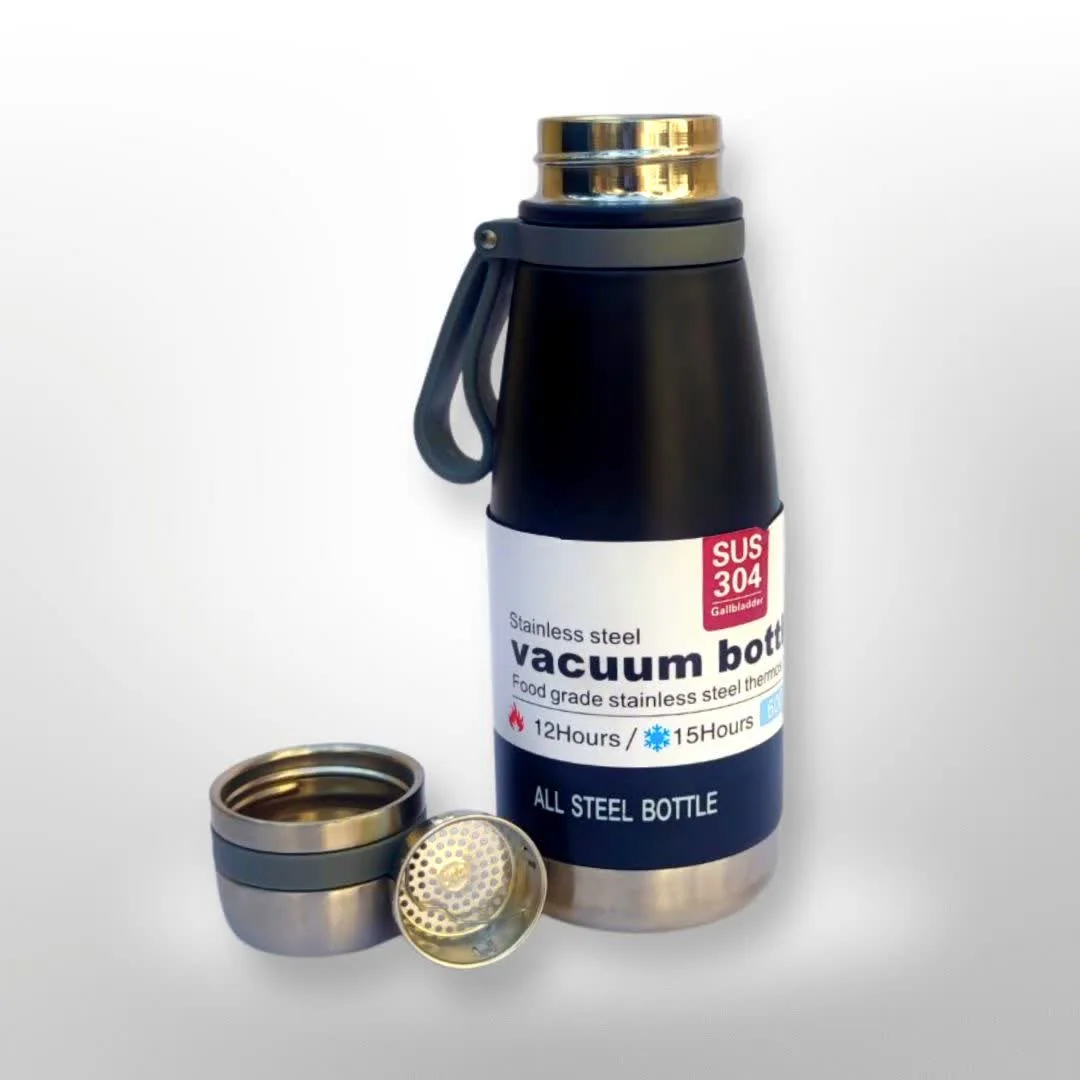 فلاسک سفری مدل وکیوم دوجداره گنجایش 0.6 لیتر