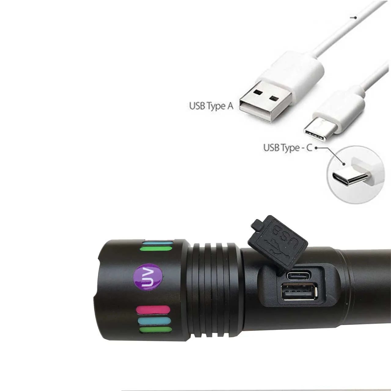چراغ قوه دستی مدل سنگ شناسی کد UV 365NM W511
