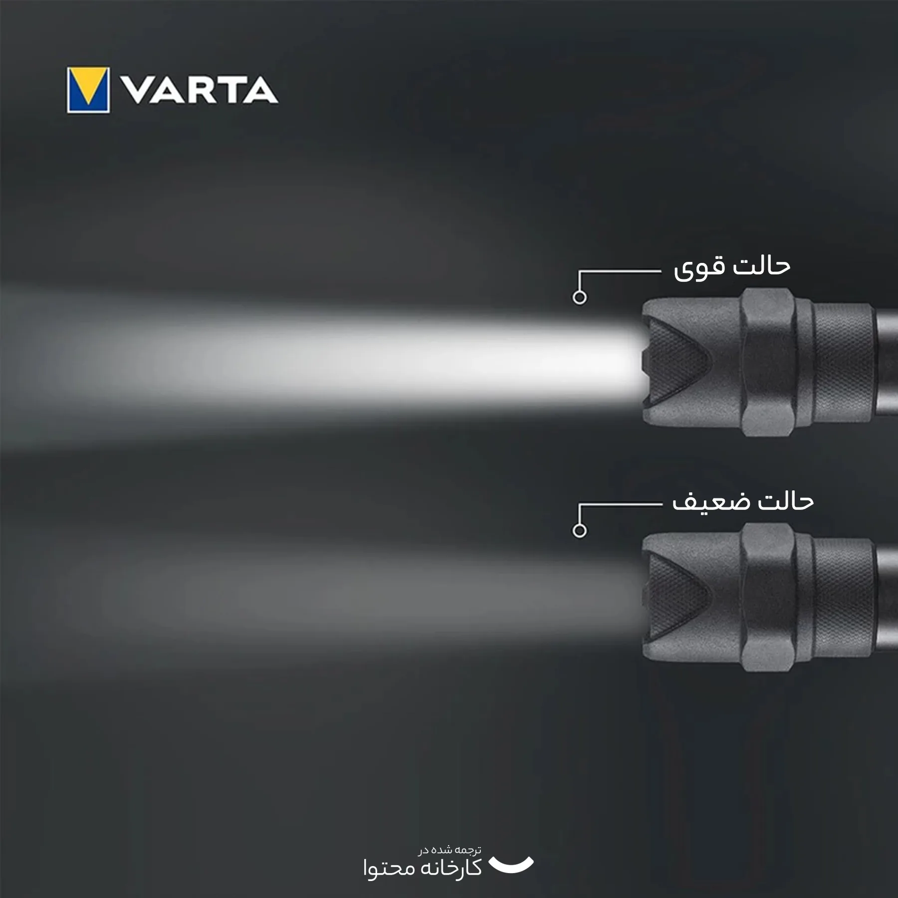 چراغ قوه دستی وارتا مدل F30 PRO