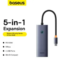 هاب 5 پورت USB-C بیسوس مدل UltraJoy Series BS-OH149