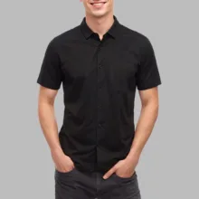 پیراهن آستین کوتاه مردانه نگین کد DAK-20344