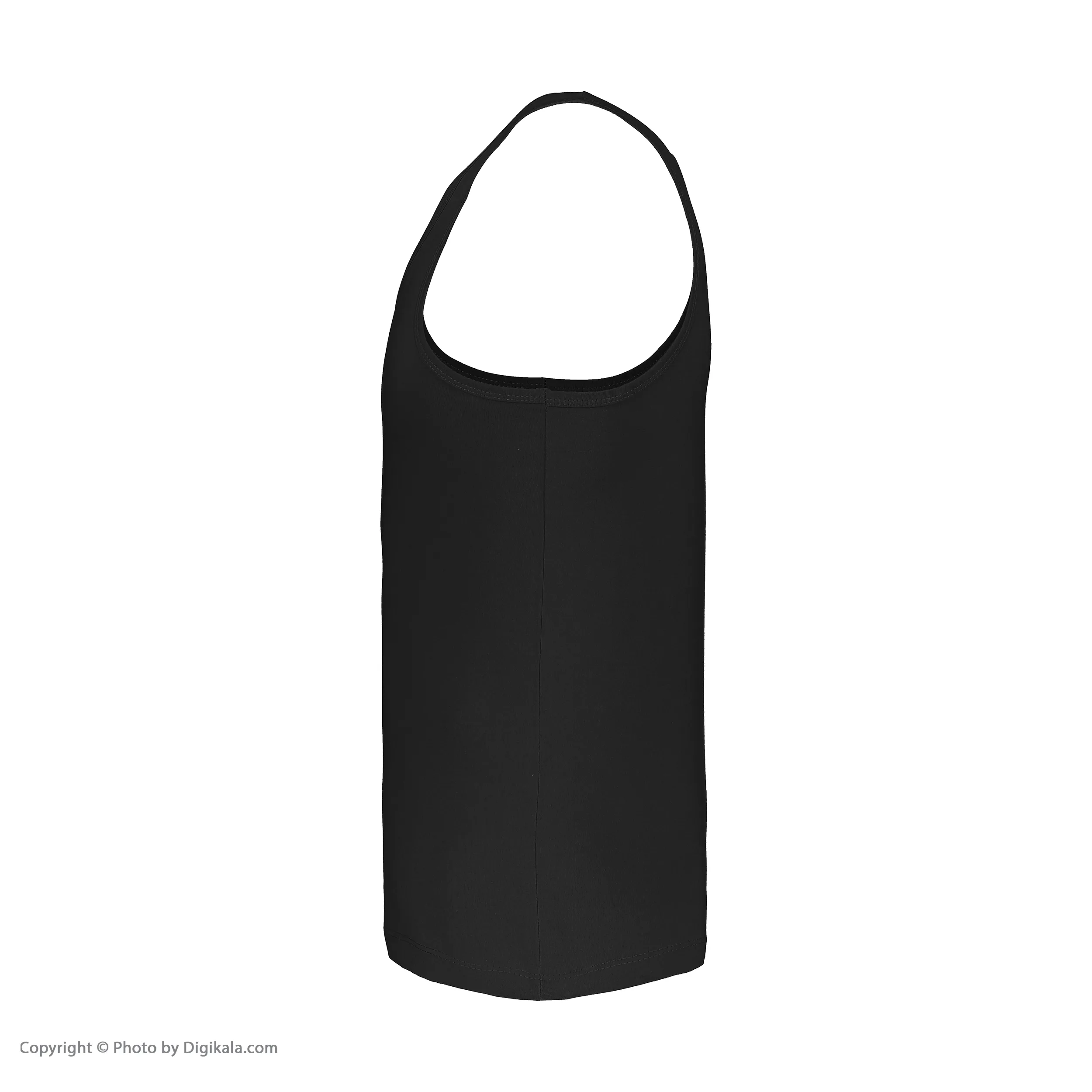 زیرپوش رکابی مردانه برهان تن پوش مدل 17-01 بسته 12 عددی رنگ مشکی