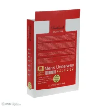 ست شورت و زیرپوش مردانه پنبینه مدل نخ پنبه خالص صادراتی طرح ترمه