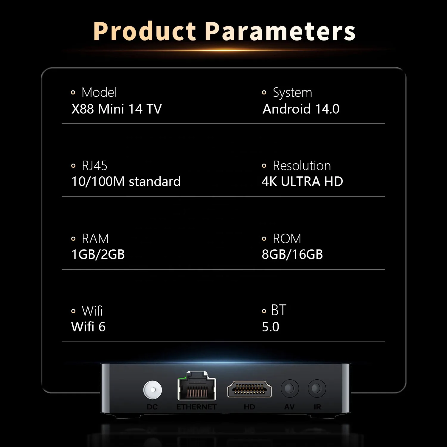 اندرویدباکس ایکس88 مدل mini 14 2/16gb