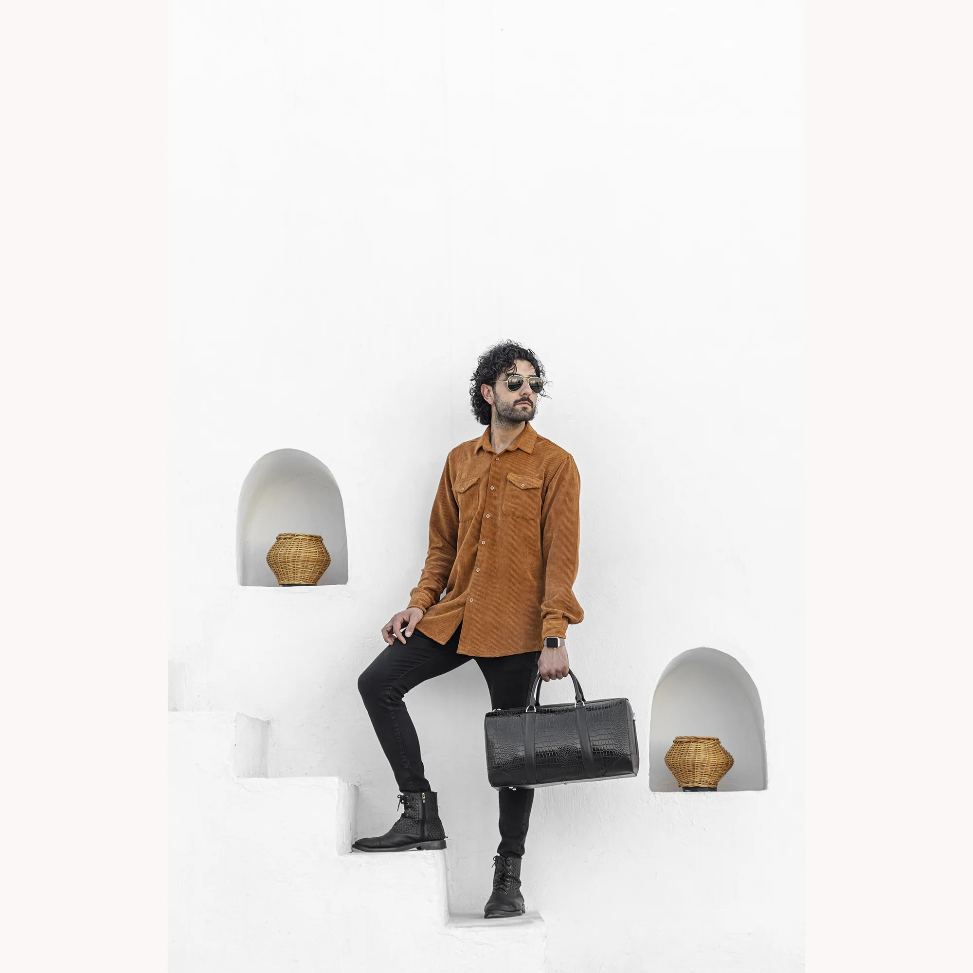 ساک سفری چرم بارثاوا مدل 1110s