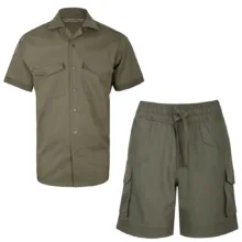 ست پیراهن و شلوارک مردانه کانتکس مدل 249016612 رنگ سبز