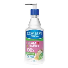 کرم مرطوب کننده کامان (comeon) مدل Oil Free Bcomplex حجم 400 میلیلیتر+کرم کامان (comeon)مدلOil plus حجم 75 میلیلیتر