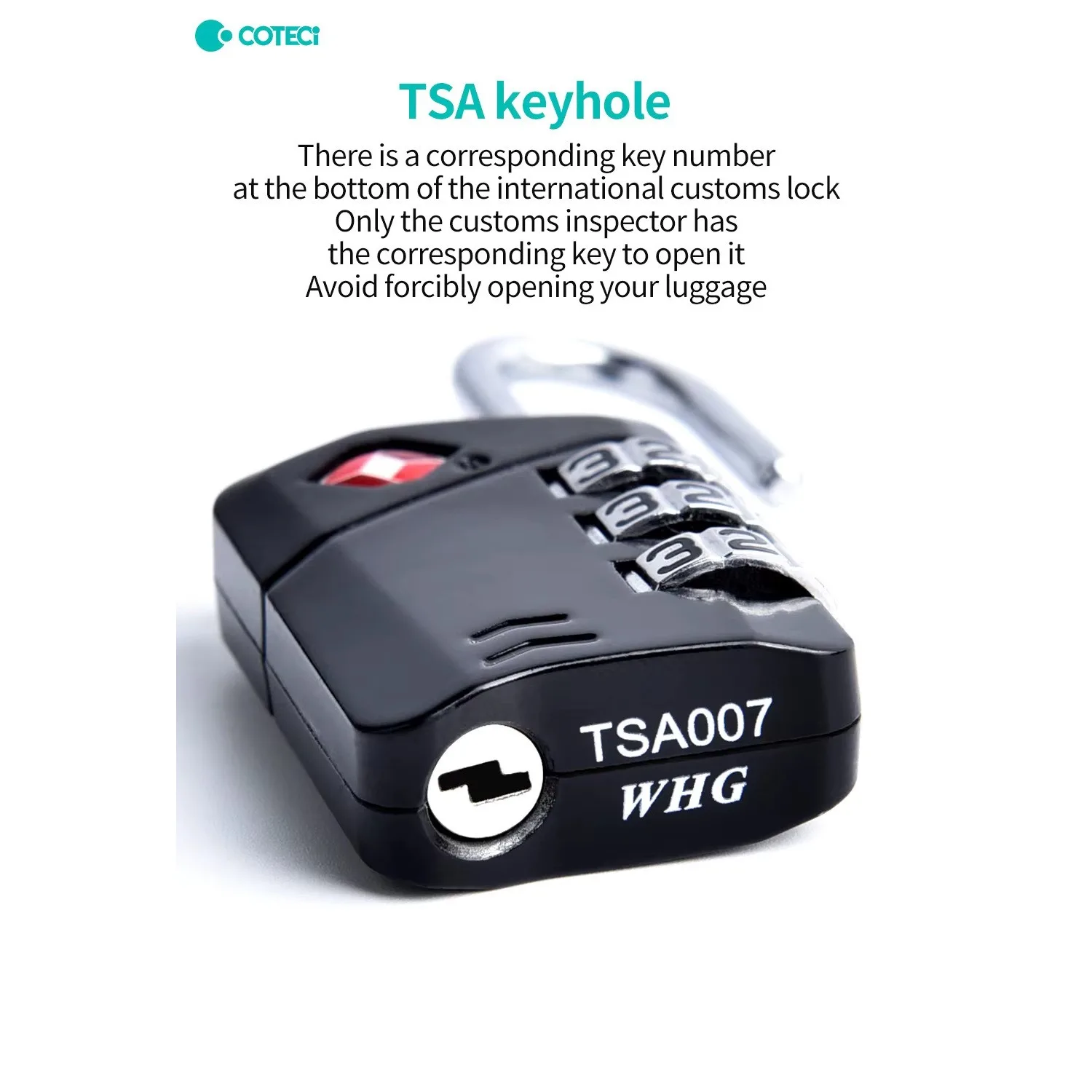 قفل چمدان کوتتسی مدل TR-006