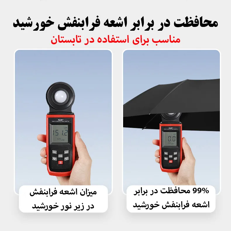 چتر گلد ایر مدل جیبی کیف دار کد Round6