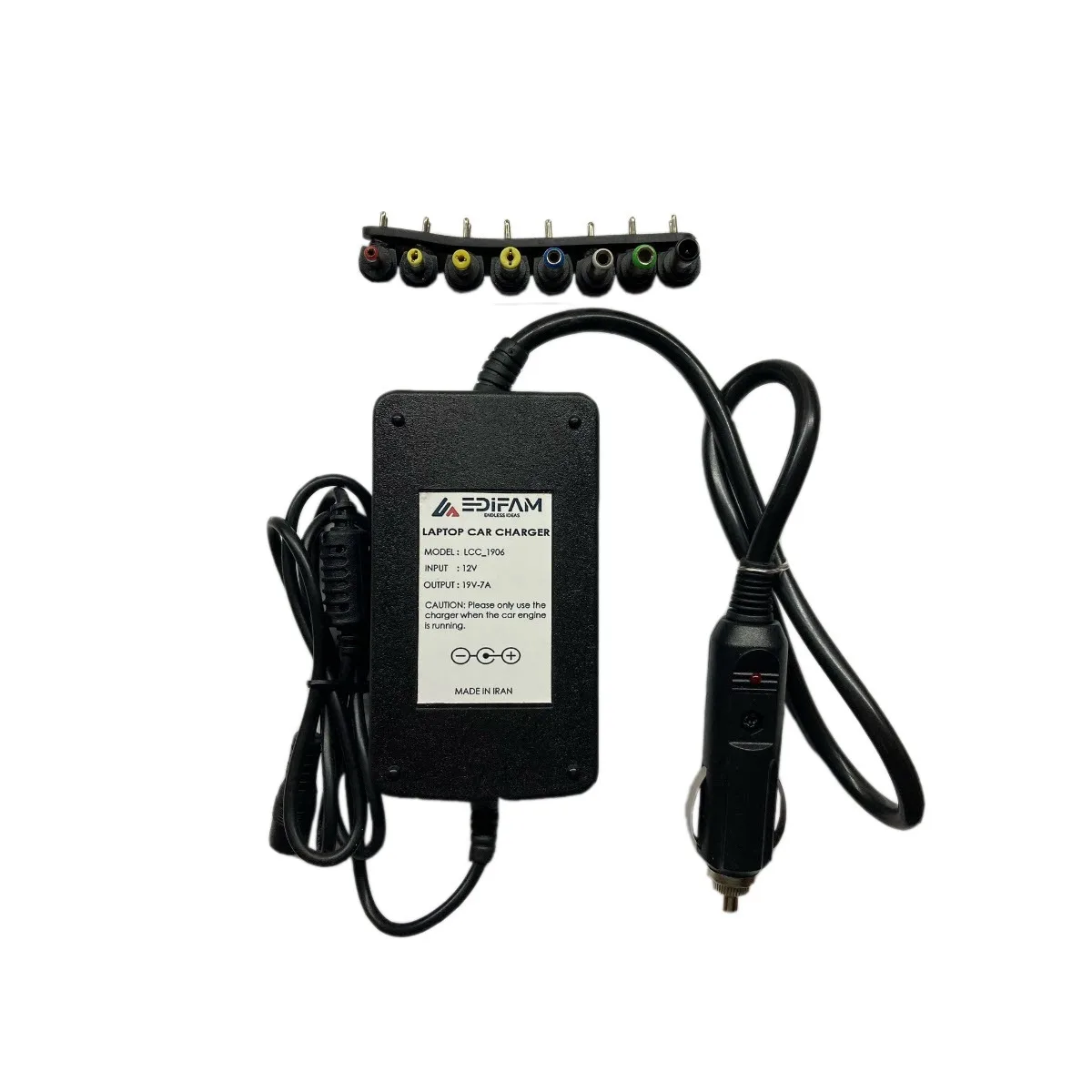 شارژر فندکی لپ تاپ ۱۹ ولت ۶ آمپر ادیفام مدل LCC_1906
