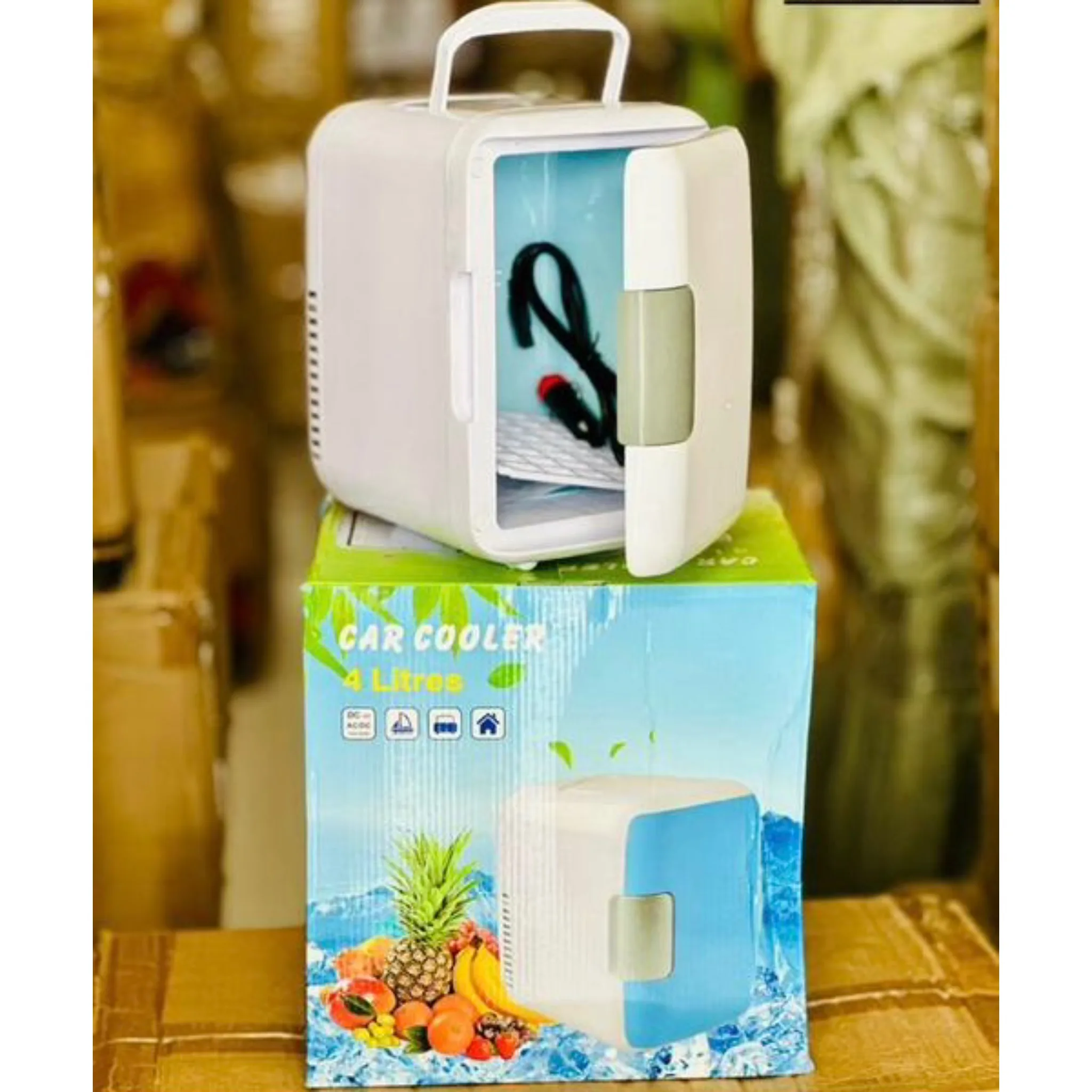 یخچال هیبریدی خودرو مدل Cooler and Heater ظرفیت 4 لیتر
