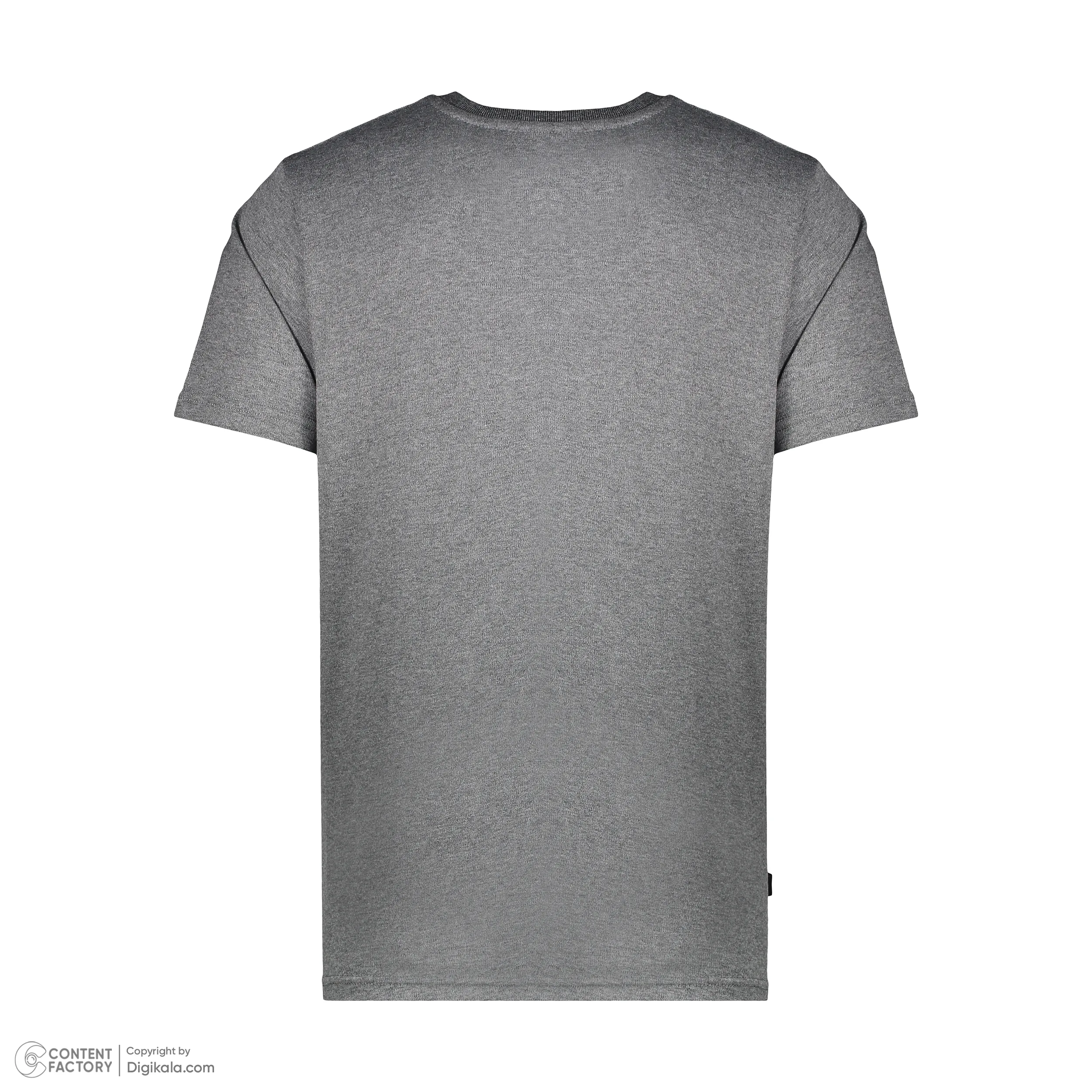تی شرت آستین کوتاه مردانه ایزی دو مدل 0177 رنگ دودی