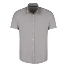 پیراهن آستین کوتاه یقه برگردان مردانه پاتن جامه مدل 121821030239405