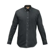 پیراهن آستین بلند یقه برگردان مردانه مدل نیلگون کد 18711573