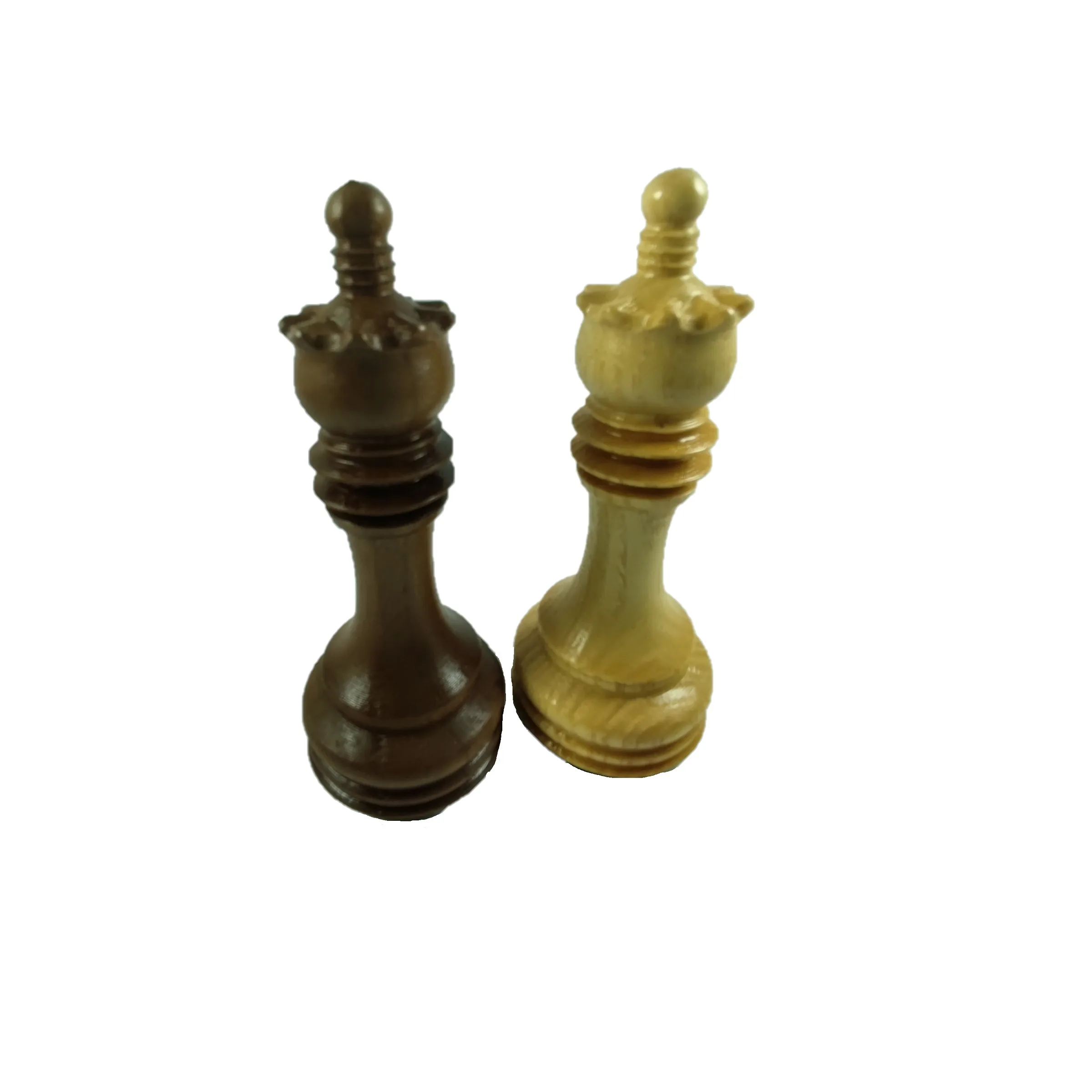 مهره شطرنج مدل چوبی سلطنتی شهریار مجموعه 34 عددی