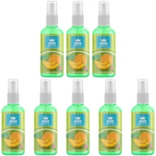 اسپری خوشبو کننده خودرو هوگو کد 011 با رایحه طالبی حجم 50 میلی لیتر بسته 8 عددی