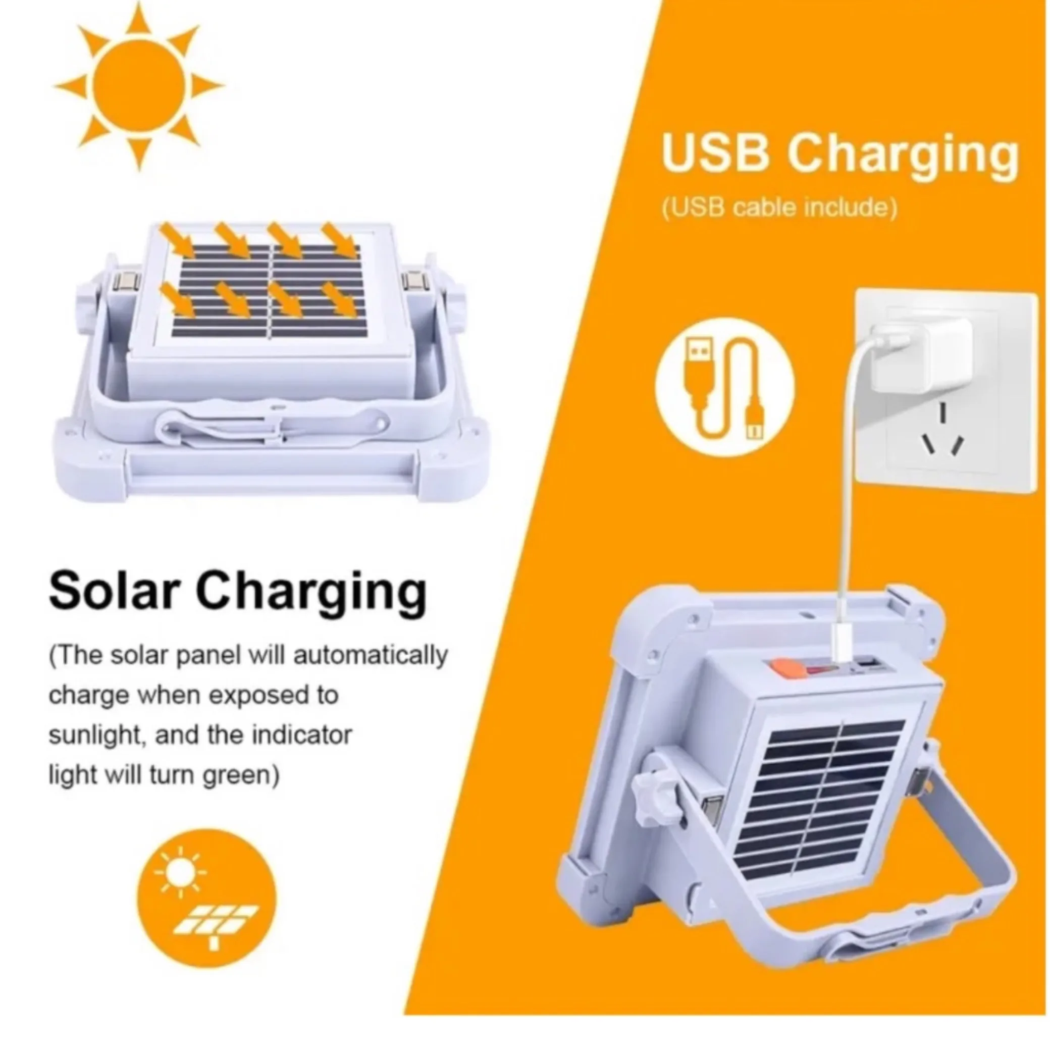 چراغ کمپینگ مدل ای ار 6 باتری با نور مهتابی