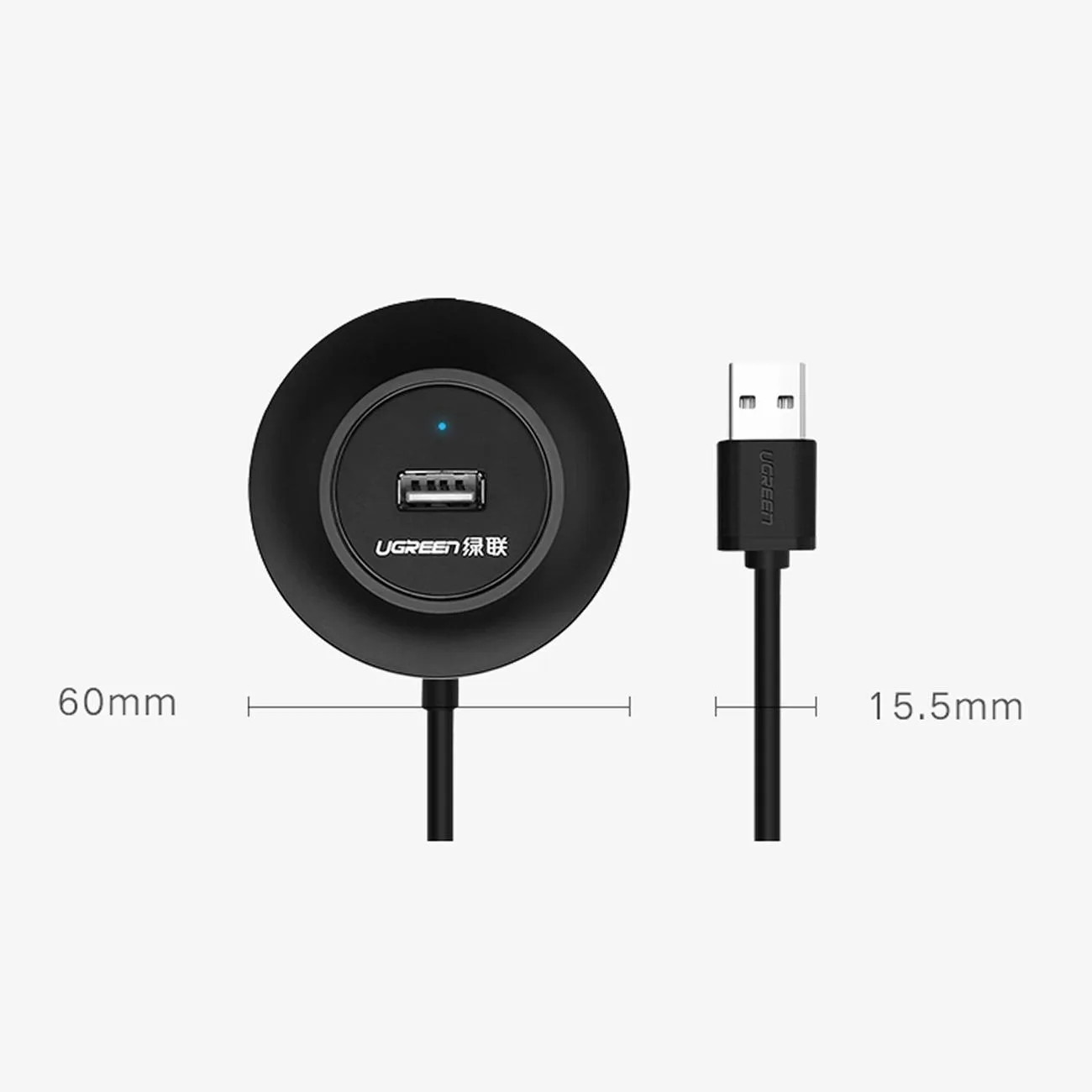 هاب 4 پورت یوگرین مدل CR106