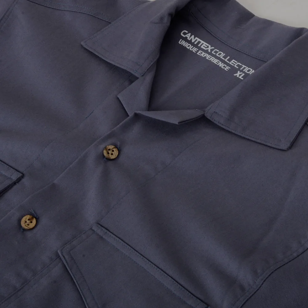 ست پیراهن و شلوارک مردانه کانتکس مدل 249016652 رنگ آبی تیره