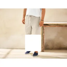 شلوارک مردانه مدل لینن کد 16044207