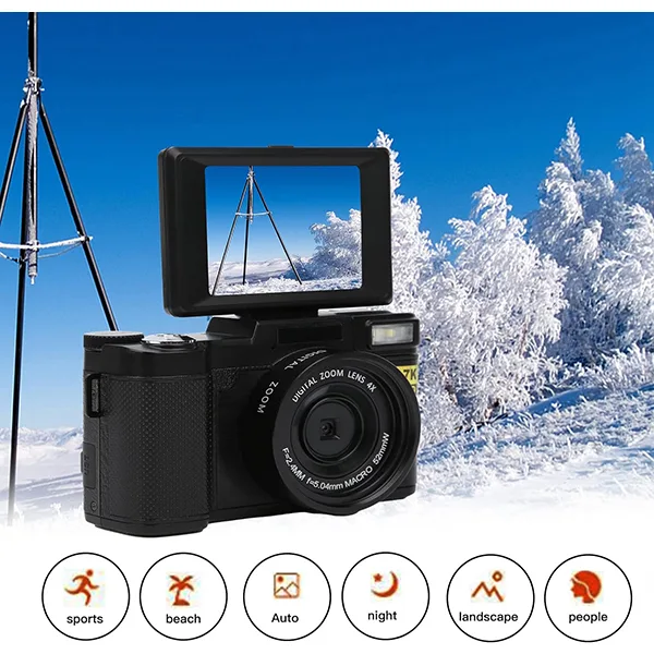 دوربین دیجیتال مدل Full HD 2.7K 30MP 4X