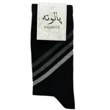 جوراب ساق بلند مردانه پالوته مدل PLT-SHG-P77 مجموعه 3 عددی