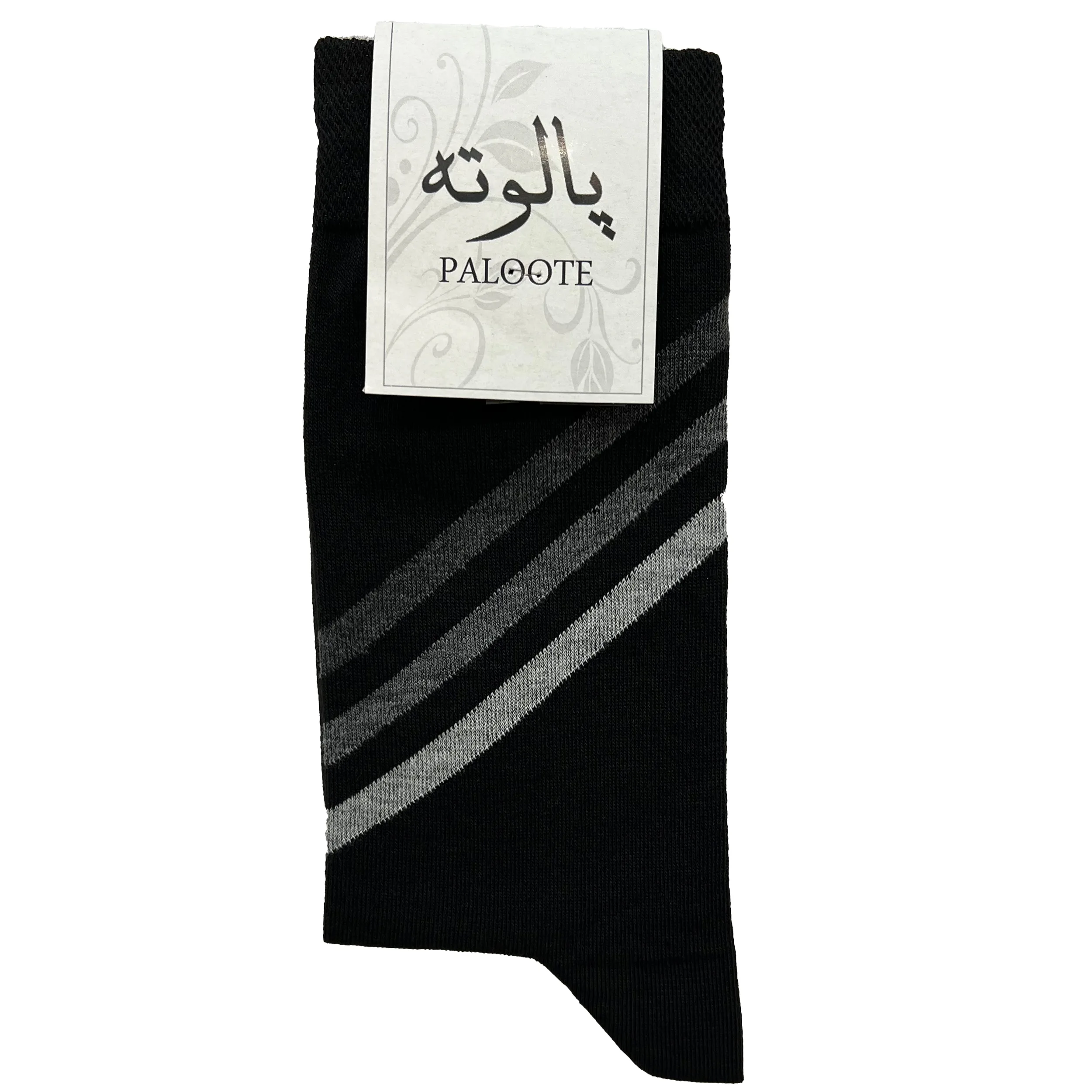جوراب ساق بلند مردانه پالوته مدل PLT-SHG-P77 مجموعه 3 عددی
