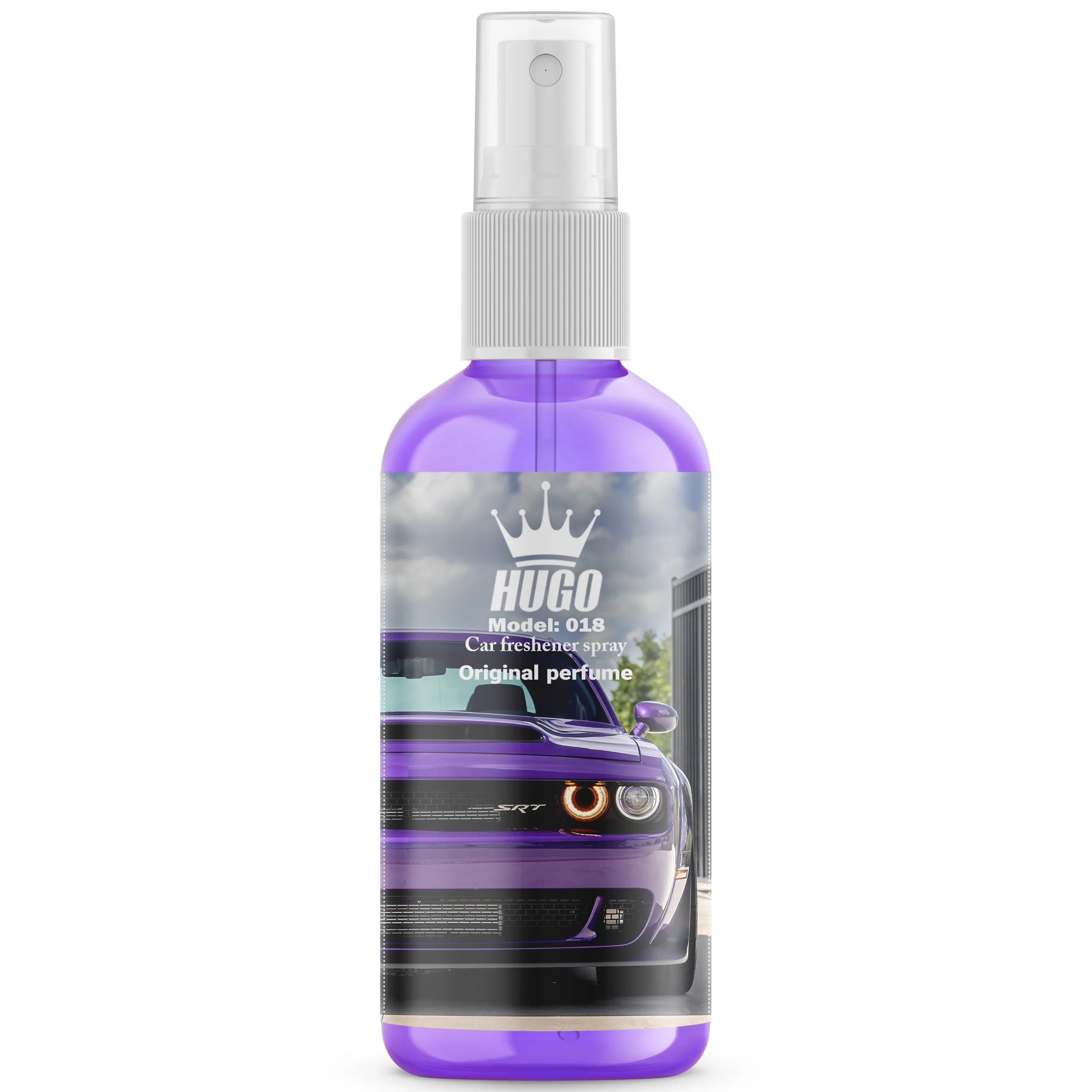 اسپری خوشبو کننده خودرو هوگو مدل 018 با رایحه Perfume حجم 50 میلی لیتر بسته 8 عددی