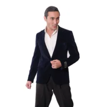 کت تک مردانه مدل مخمل ساده 2-2