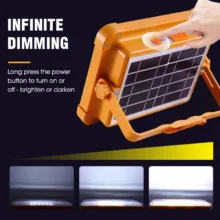 پروژکتور شارژی و خورشیدی مدل Amazon 180LED