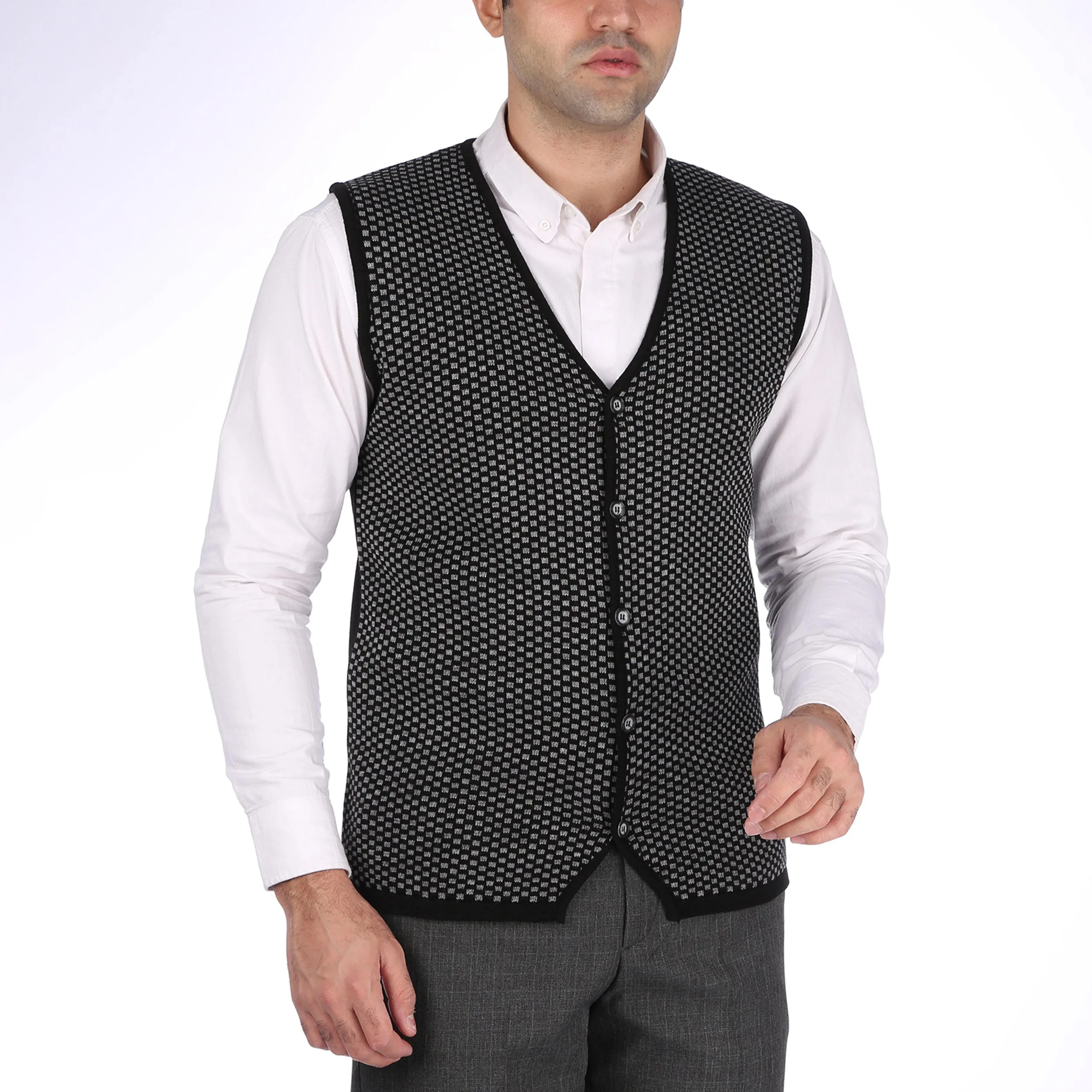 ژیله مردانه تریکو پاییزان مدل J800