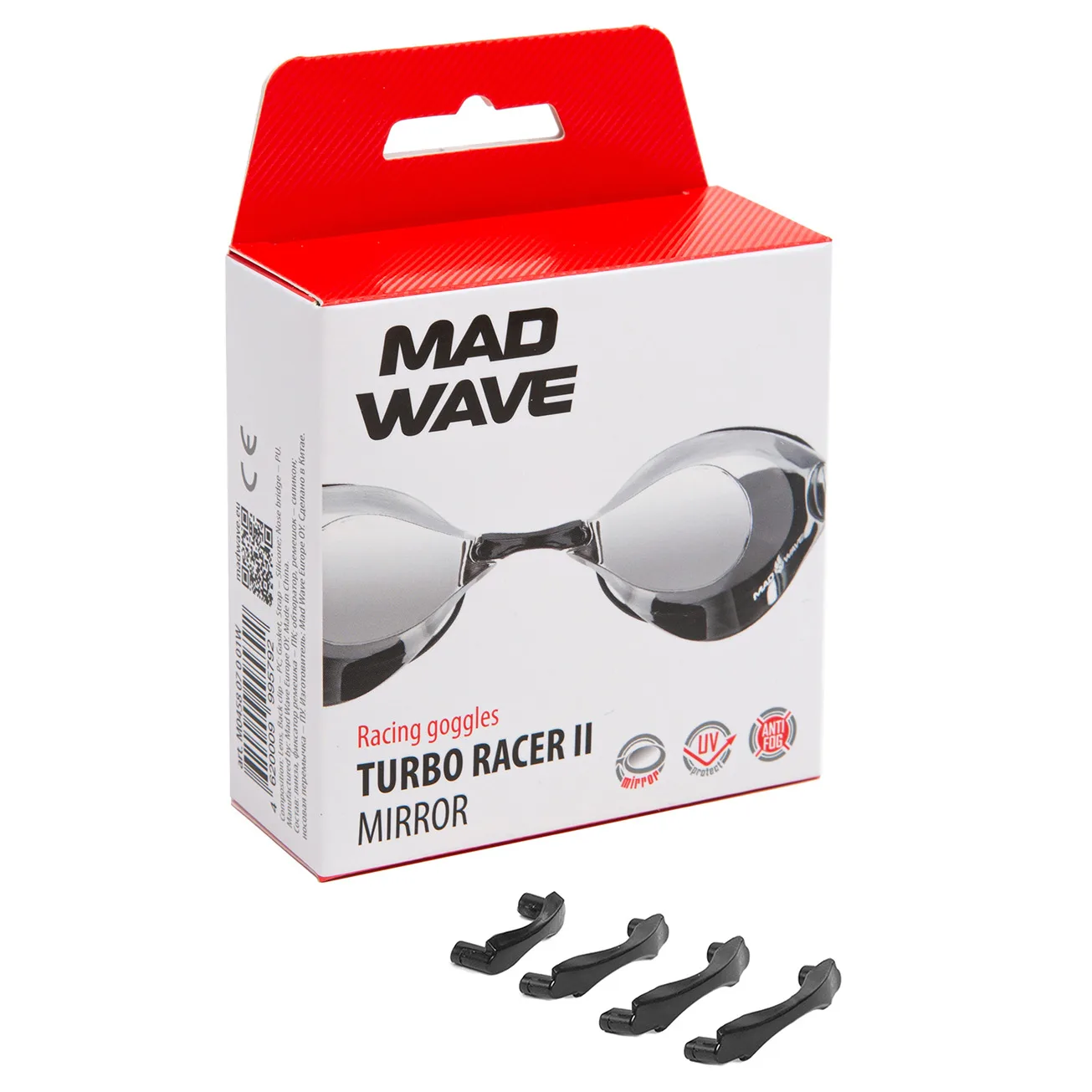 عینک شنا حرفه ای مناسب بزرگسال مد ویو مدل Turbo Racer Mirror