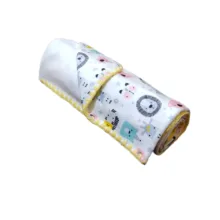 پتو نوزاد مادرکر مدل حیوانات سایز 80x80 سانتی متر