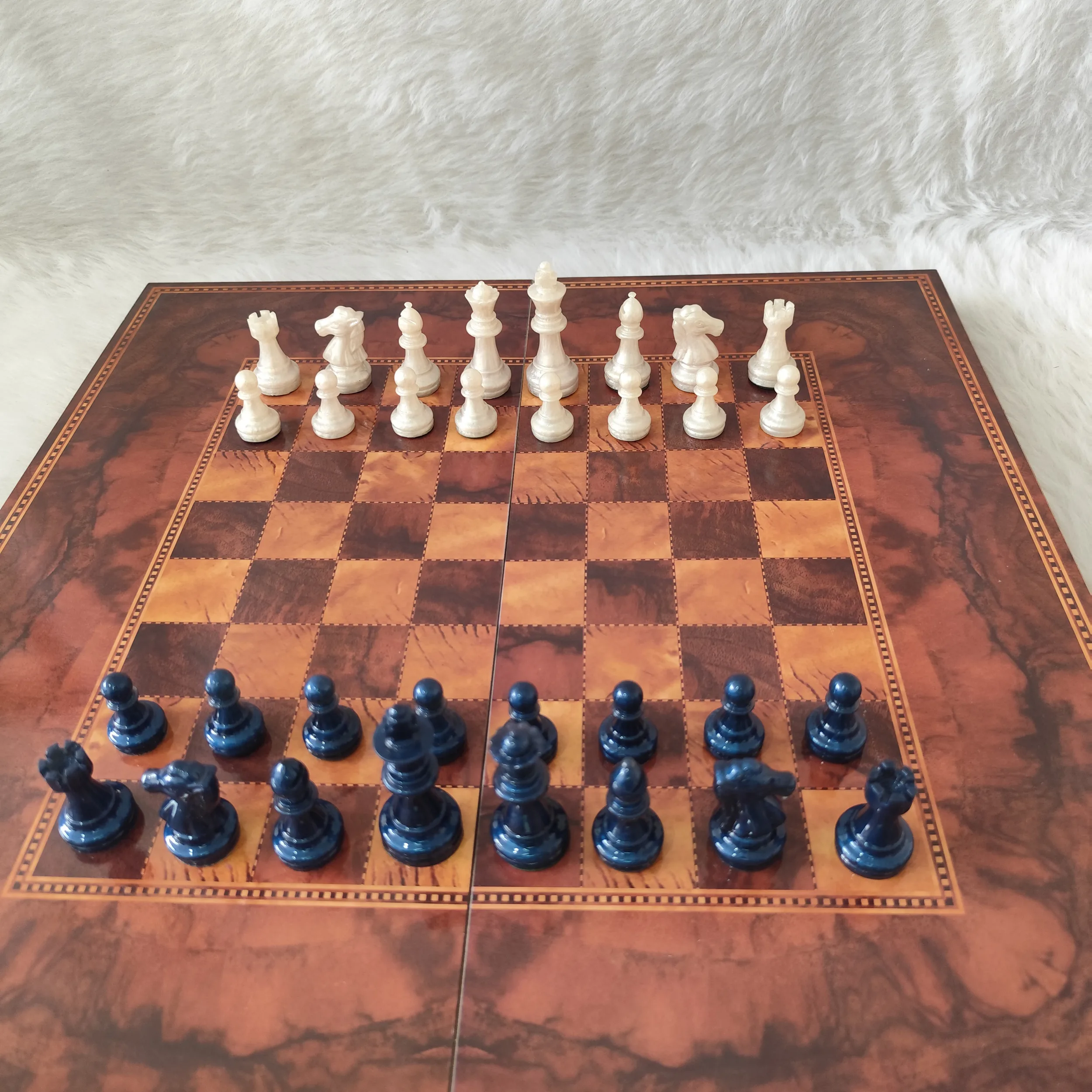 مهره شطرنج مدل رخ سنگ کد SS22 مجموعه 32 عددی