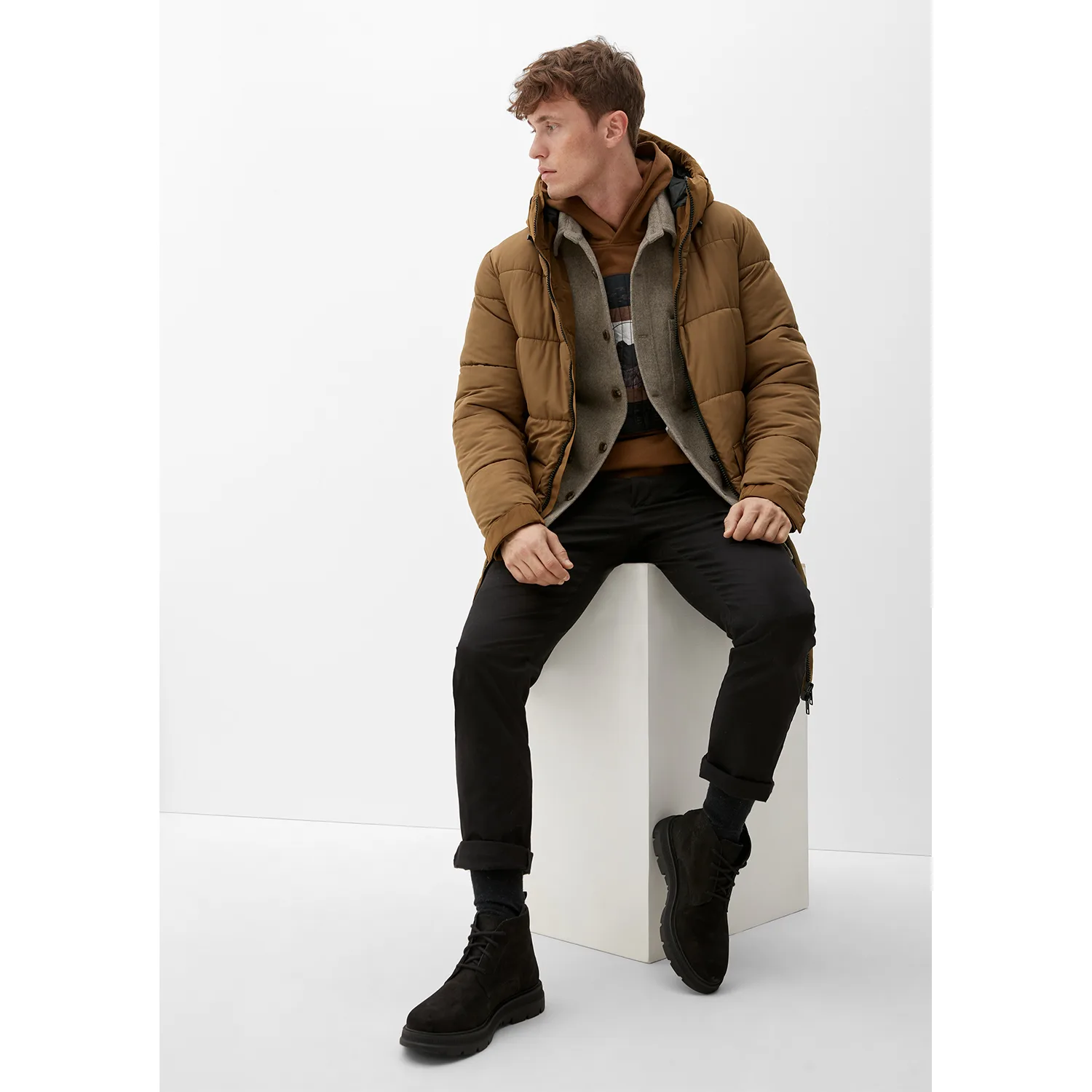 کاپشن مردانه اس.اولیور مدل 130.12.210.16.150.2115340