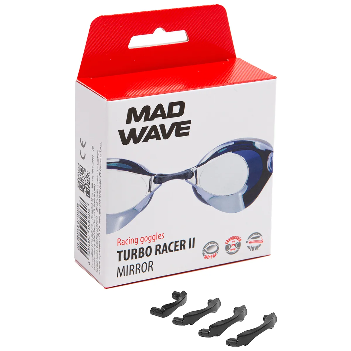 عینک شنا حرفه ای مناسب بزرگسال مد ویو مدل Turbo Racer Mirror