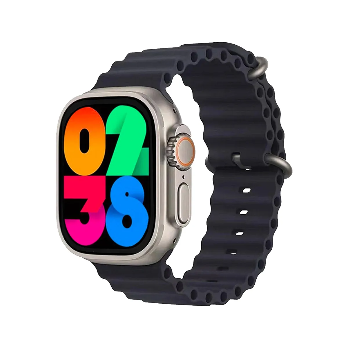 ساعت هوشمند اسمارت تایم مدل RS9 MAC دارای قابلیت‌های صفحه نمایش رنگی و لمسی، کنترل موسیقی با بند پارچه ای