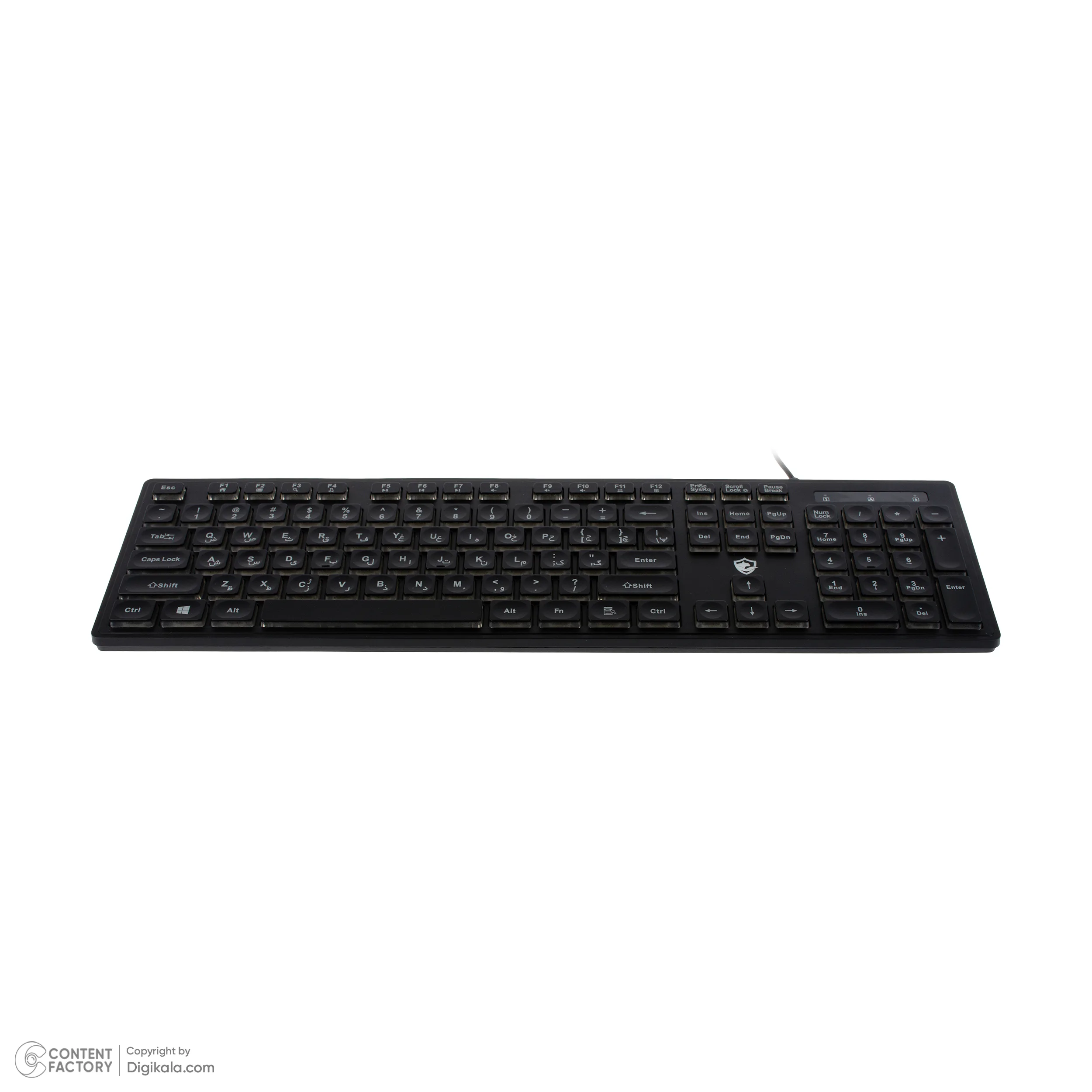 کیبورد گیمینگ بیاند مدل BGK-2010 سوئیچ ممبران، Full-Size، نورپردازی RGB