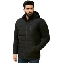 کاپشن مردانه مدل زمستانی خزدار ضد آب