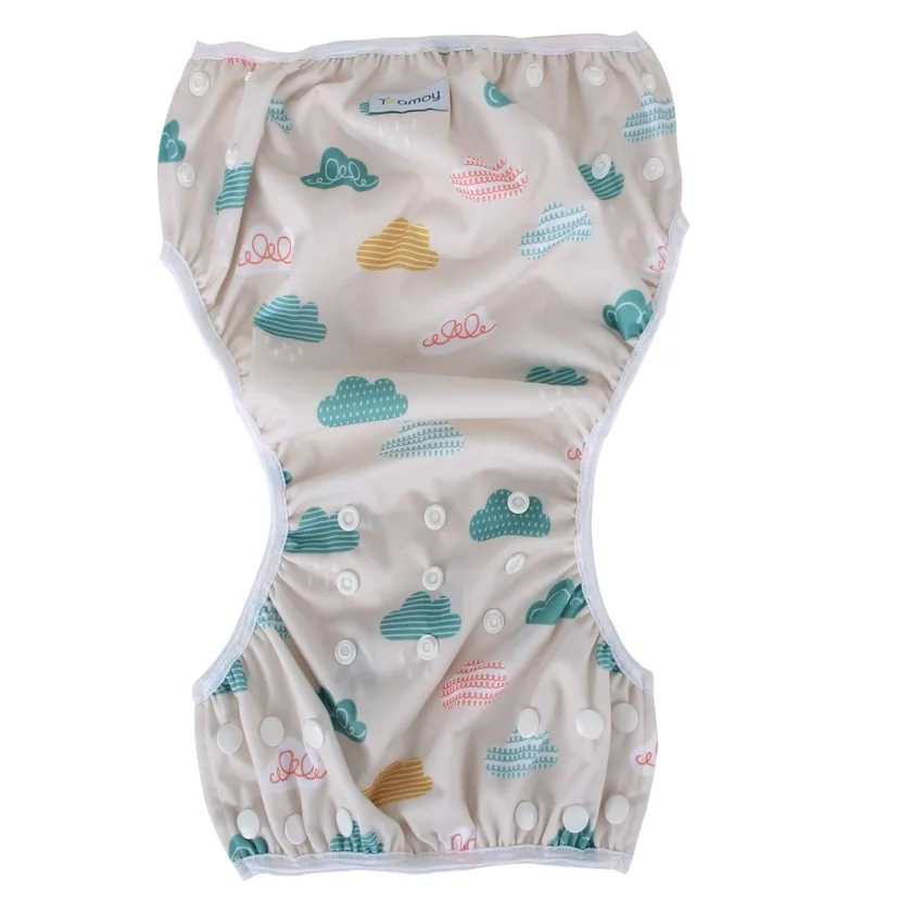 ست شورت مخصوص شنای کودک تیامای طرح ابری و گل و بلبل بسته 2 عددی