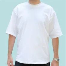 تی شرت اورسایز آستین کوتاه مردانه مدل ساده