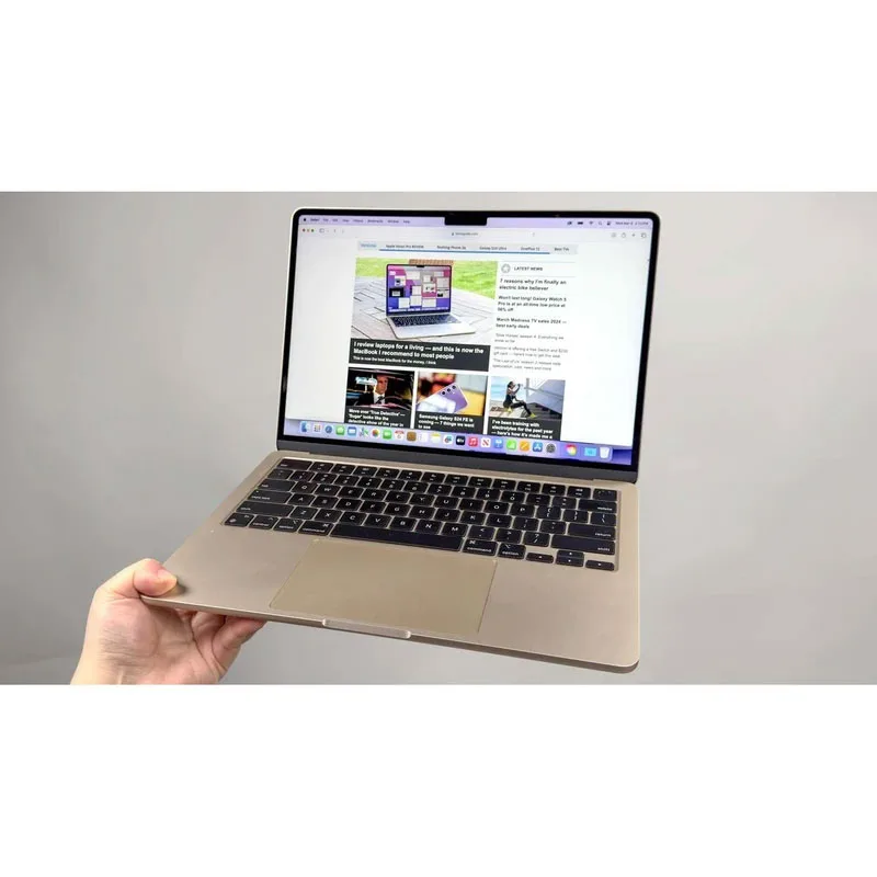 لپ تاپ 13.6 اینچی اپل مدل MacBook Air MW103 2025 LLA-M4-16GB RAM-512GB SSD